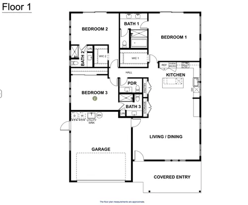 Estate floor plan — Floor 1