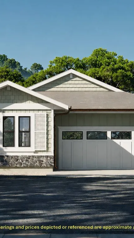 Rendering of the Ranch home design at Aria Lane Mānoa