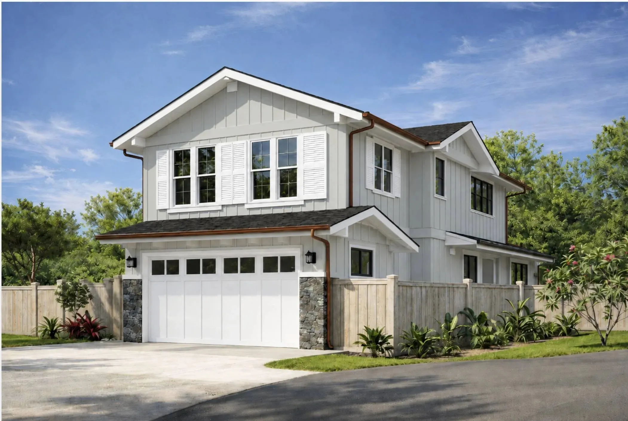 Haven model home exterior rendering