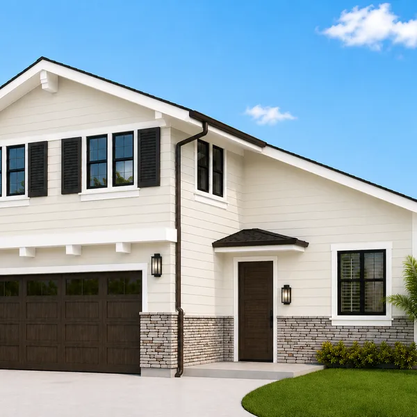 Rendering of the Manor home design at Aria Lane Mānoa