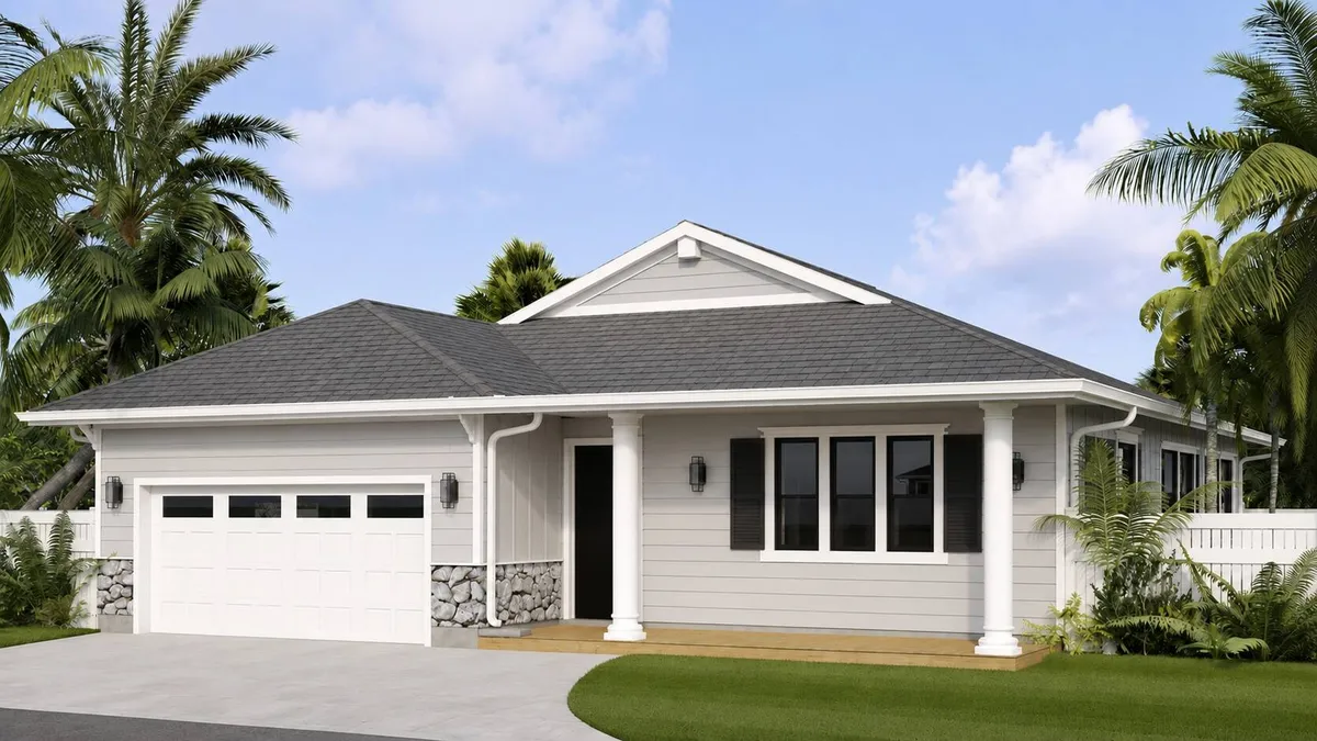 Rendering of the Estate home design at Aria Lane Mānoa